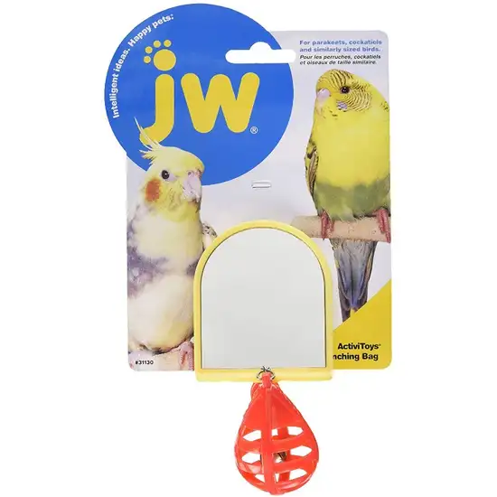 JW Insight Punching Bag Plastic Bird Toy Photo 1