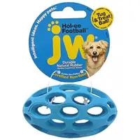 Photo of JW Pet Hol-ee Football Rubber Dog Toy