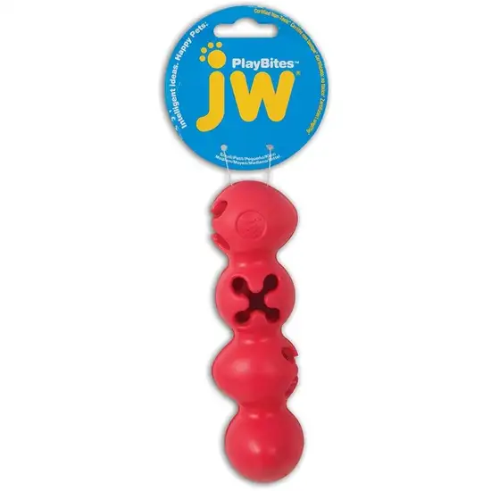 JW Pet PlayBites Caterpillar Dog Treat Toy Photo 1