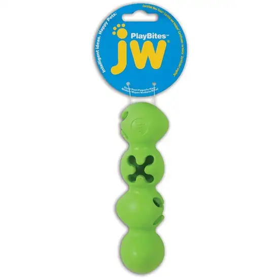 JW Pet PlayBites Caterpillar Dog Treat Toy Photo 5