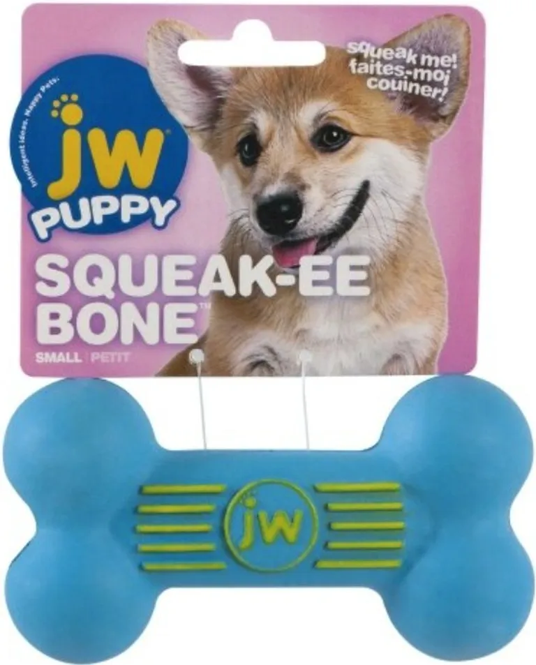 JW Pet Squeak-ee Bone Puppy Toy Photo 1