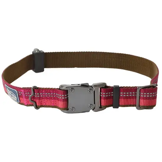 K9 Explorer Berry Red Reflective Adjustable Dog Collar Photo 1