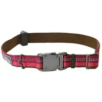 Photo of K9 Explorer Berry Red Reflective Adjustable Dog Collar