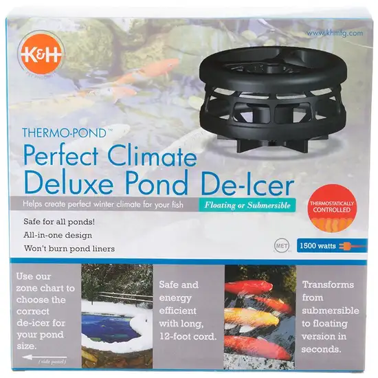 K&H Pet Products Thermo-Pond Perfect Climate Deluxe Pond De-Icer Photo 1