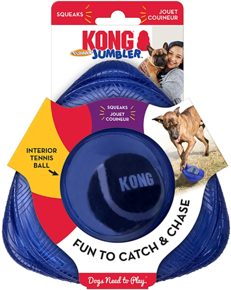 KONG Jumbler Flinger Dog Toy Photo 1