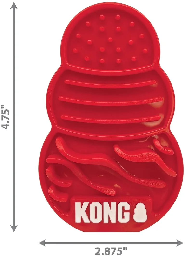 KONG Licks Dog Toy Treat Dispenser Sticks to Any Non-Porous Surface Photo 2