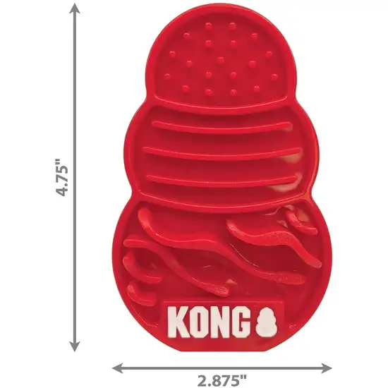 KONG Licks Dog Toy Treat Dispenser Sticks to Any Non-Porous Surface Photo 2