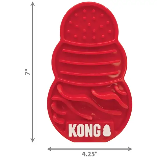 KONG Licks Dog Toy Treat Dispenser Sticks to Any Non-Porous Surface Photo 2