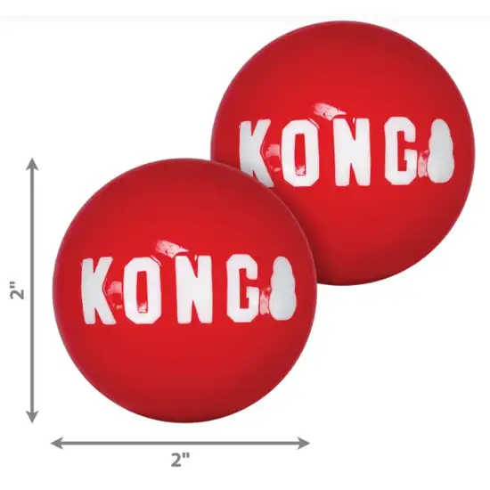 KONG Signature Ball Dog Toy Small Photo 4