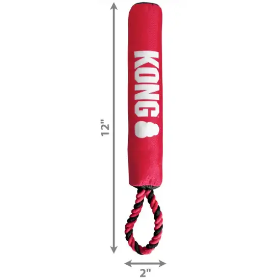 KONG Signature Stick Dog Toy Red Medium Photo 4