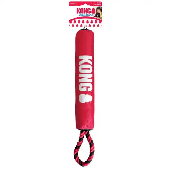 KONG Signature Stick Dog Toy Red Medium Photo 3