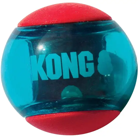 KONG Squeezz Action Ball Red Photo 2