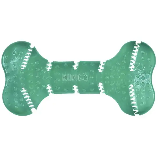 KONG Squeezz Dental Bone Dog Toy Medium Photo 2