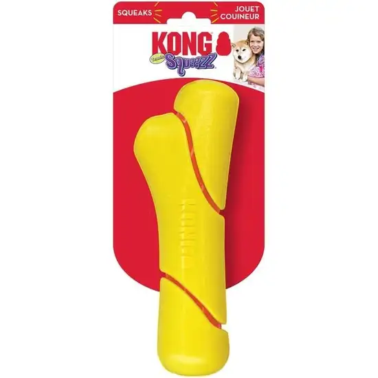 KONG Squeezz Tennis Stick Dog Toy Large Photo 1