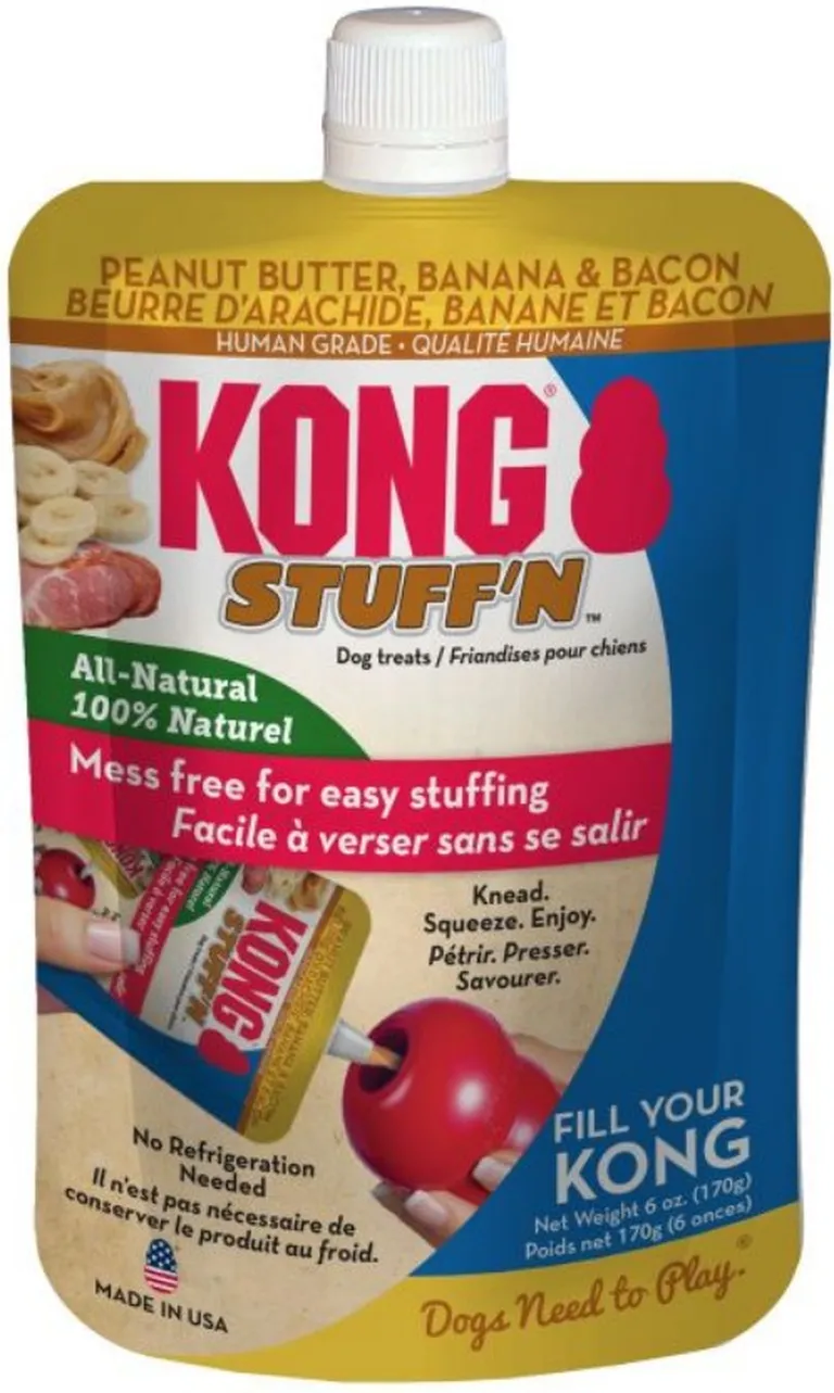 KONG Stuff'N All Natural Peanut Butter, Banana and Bacon for Dogs Photo 1