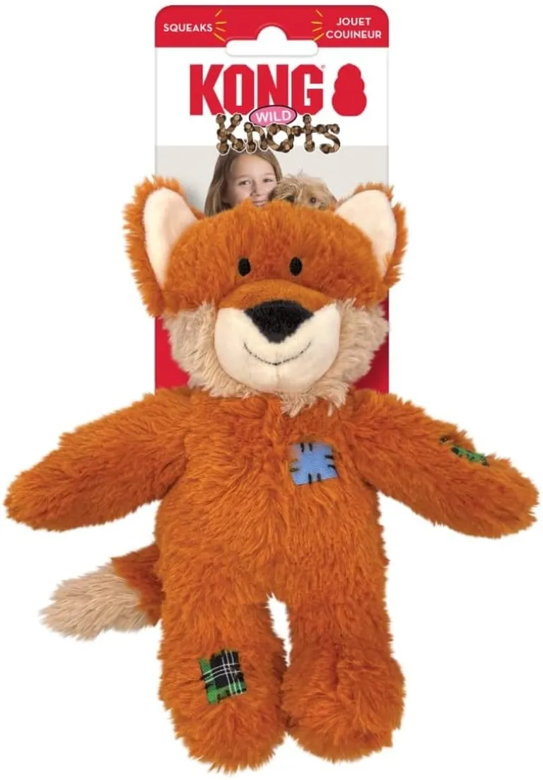 KONG Wild Knots Fox Dog Toy Photo 1