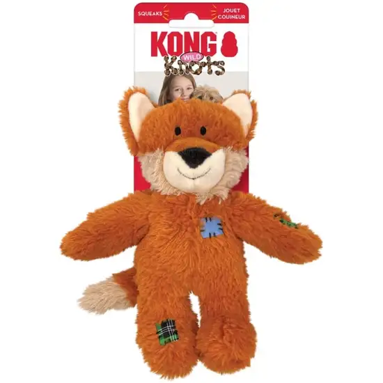 KONG Wild Knots Fox Dog Toy Photo 1