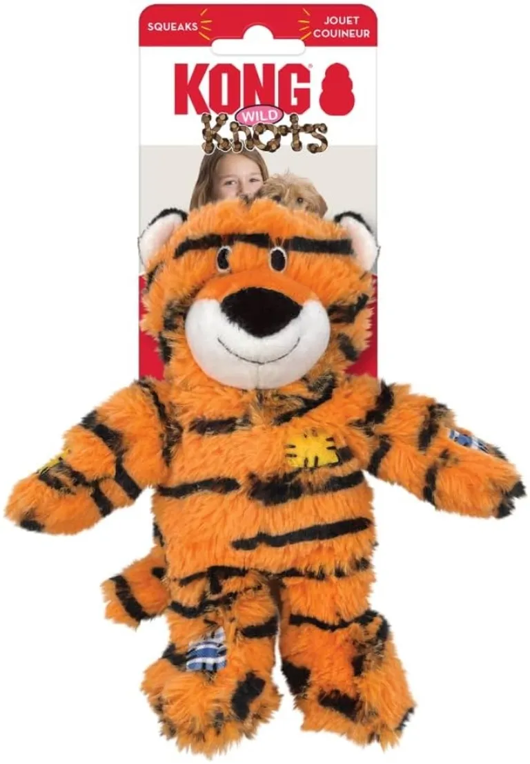 KONG Wild Knots Tiger Dog Toy Photo 1