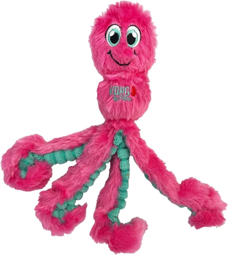 KONG Wubba Octopus Squeaky Dog Toy Assorted Colors Photo 1