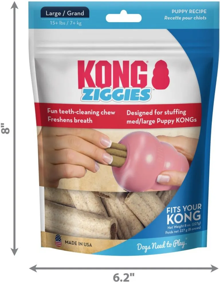 KONG Ziggies Puppy Recipe Small / Petit 6-20 lbs Photo 5