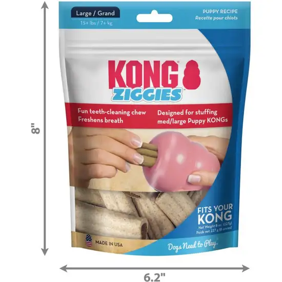 KONG Ziggies Puppy Recipe Small / Petit 6-20 lbs Photo 5