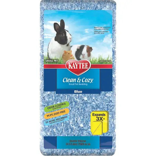 Kaytee Clean & Cozy Small Pet Bedding - Blue Photo 2