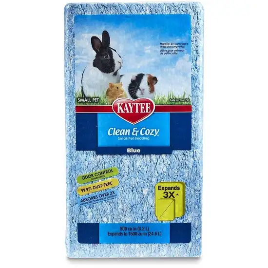 Kaytee Clean & Cozy Small Pet Bedding - Blue Photo 1