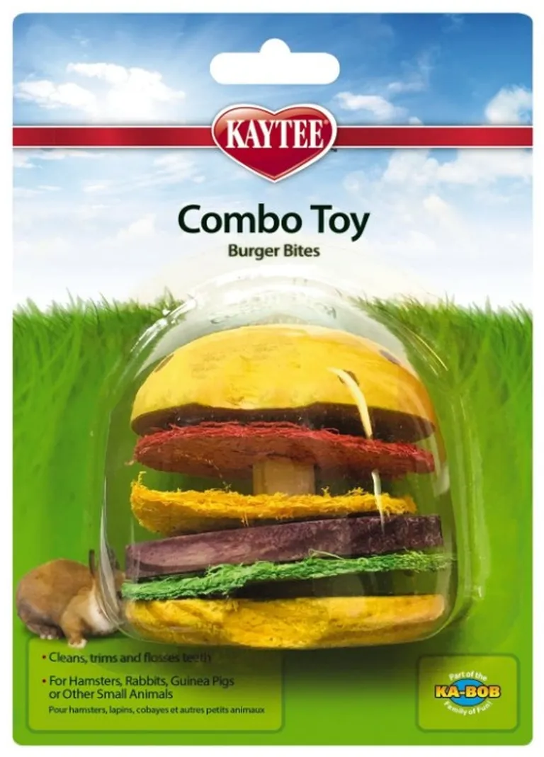 Kaytee Combo Toy - Burger Bites Photo 1