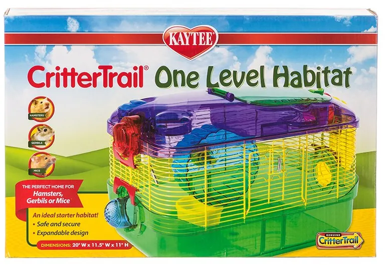 Kaytee CritterTrail One Level Habitat - Multi Colored Photo 4