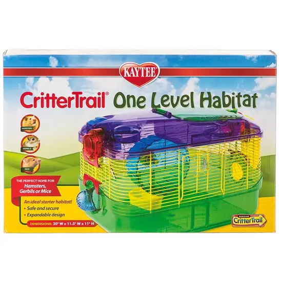 Kaytee CritterTrail One Level Habitat - Multi Colored Photo 4