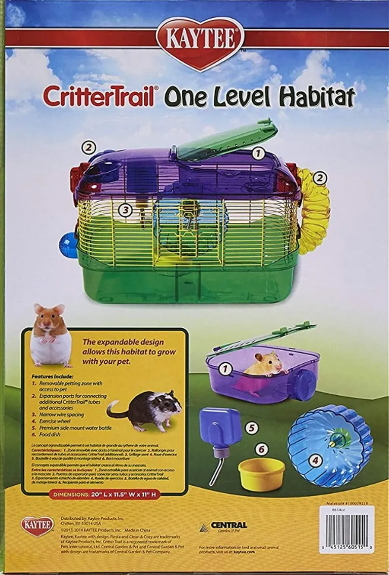 Kaytee CritterTrail One Level Habitat - Multi Colored Photo 5