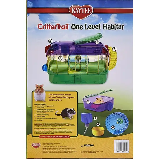 Kaytee CritterTrail One Level Habitat - Multi Colored Photo 5