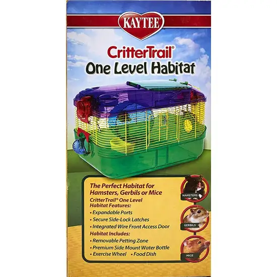 Kaytee CritterTrail One Level Habitat - Multi Colored Photo 6