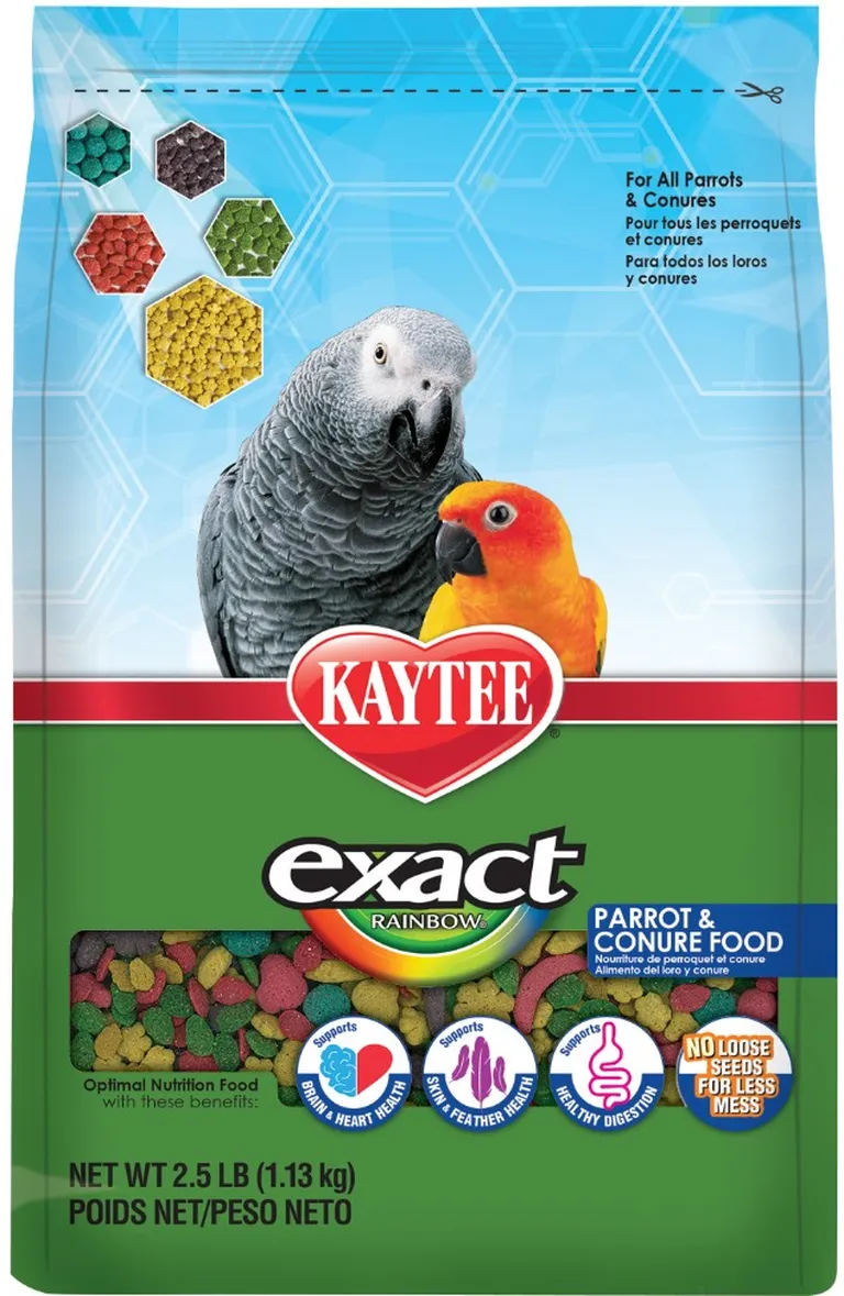 Kaytee Exact Rainbow Daily Diet - Parrot & Conure Photo 1