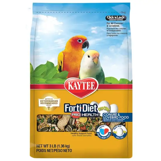Kaytee Forti-Diet Pro Health Egg-Cite! Conure Food Photo 1