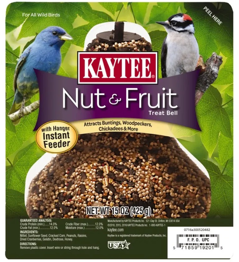 Kaytee Nut & Fruit Treat Bell Photo 1