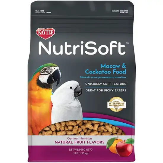 Kaytee NutriSoft Macaw and Cockatoo Food Photo 1