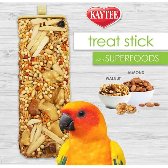 Kaytee Superfoods Avian Treat Stick - Walnut & Almonds Photo 2