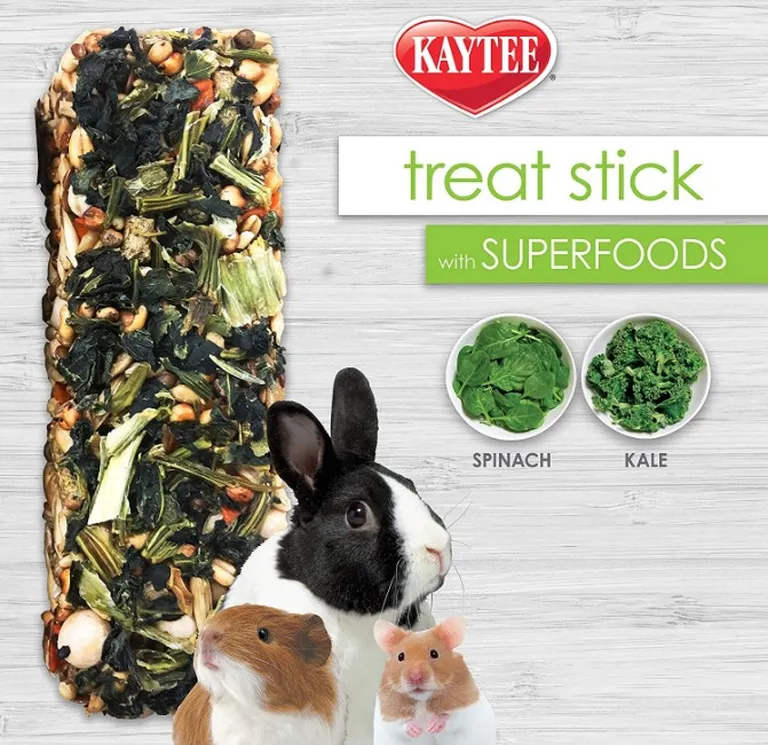 Kaytee Superfoods Small Animal Treat Stick - Spinach & Kale Photo 3