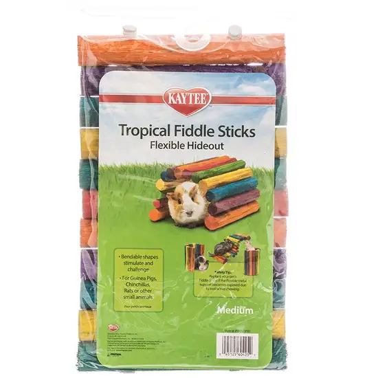 Kaytee Tropical Fiddle Sticks Flexible Hide Out Photo 1