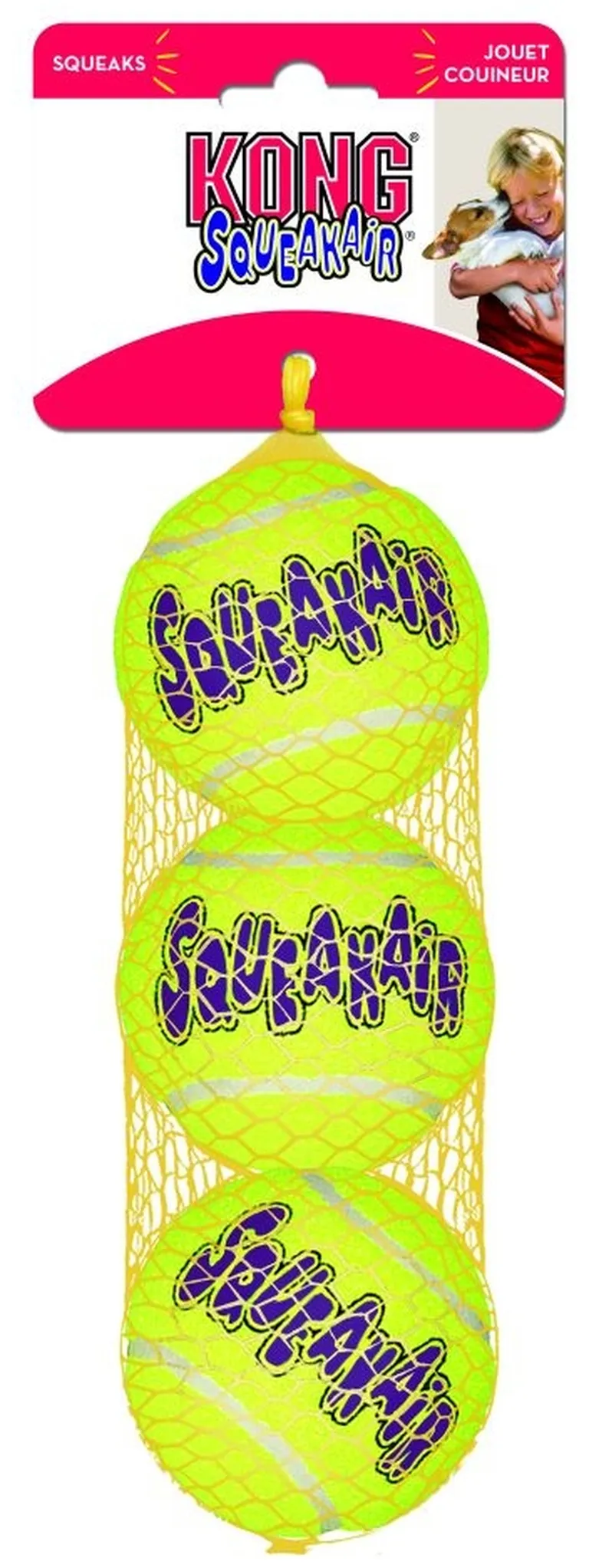 Kong Air Kong Squeakers Tennis Balls Photo 1