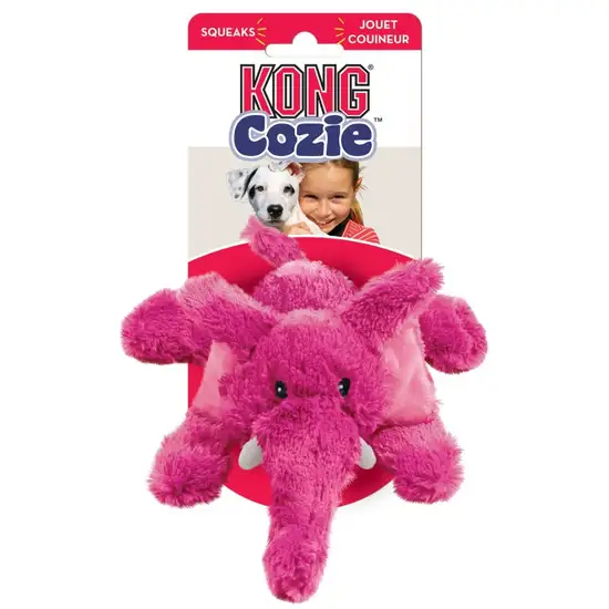 Kong Cozie Plush Toy - Elmer the Elephant Photo 1