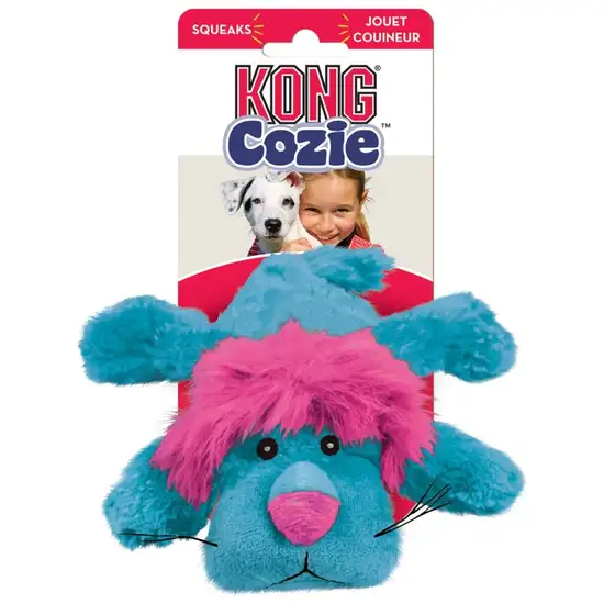 Kong Cozie Plush Toy - King the Lion Photo 1