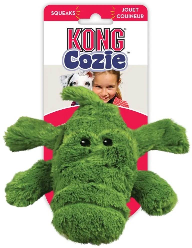 Kong Cozie Plush Toy - Small Aligator Dog Toy Photo 1