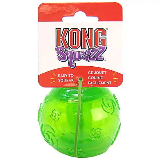 Kong Squeezz Ball Dog Toy - Assorted Photo 1