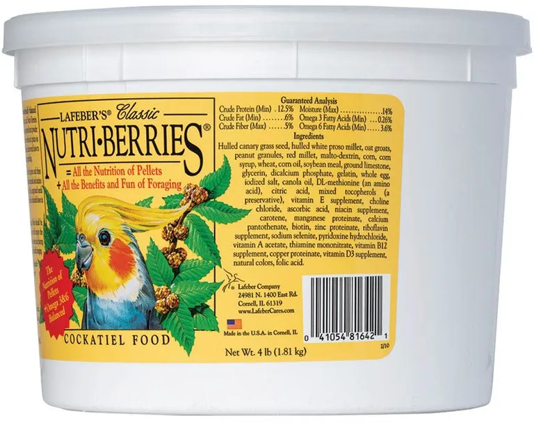 Lafeber Classic Nutri-Berries Cockatiel Food Photo 3