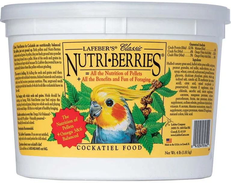 Lafeber Classic Nutri-Berries Cockatiel Food Photo 1