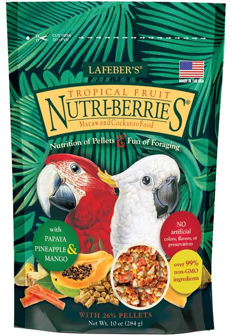 Lafeber Tropical Fruit Nutri-Berries Macaw & Cockatoo Food Photo 1