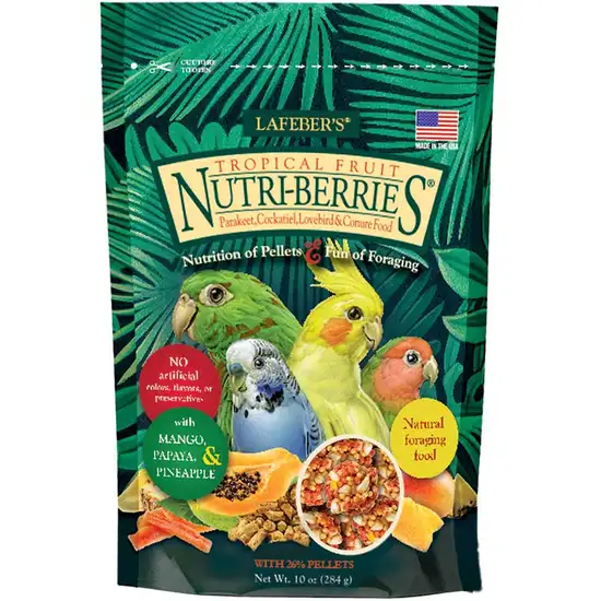 Lafeber Tropical Fruit Nutri-Berries Parakeet, Cockatiel & Conure Food Photo 1