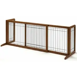 Photo of Large Bay Isle Freestanding Pet Gate - Tall